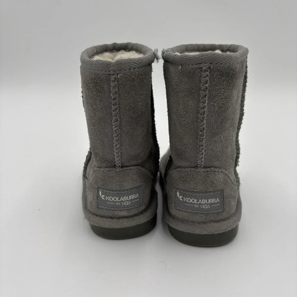 Koolaburra By Ugg Kids' Koola Mini Boots Gray Little Girls Size‎ 7 Shearling